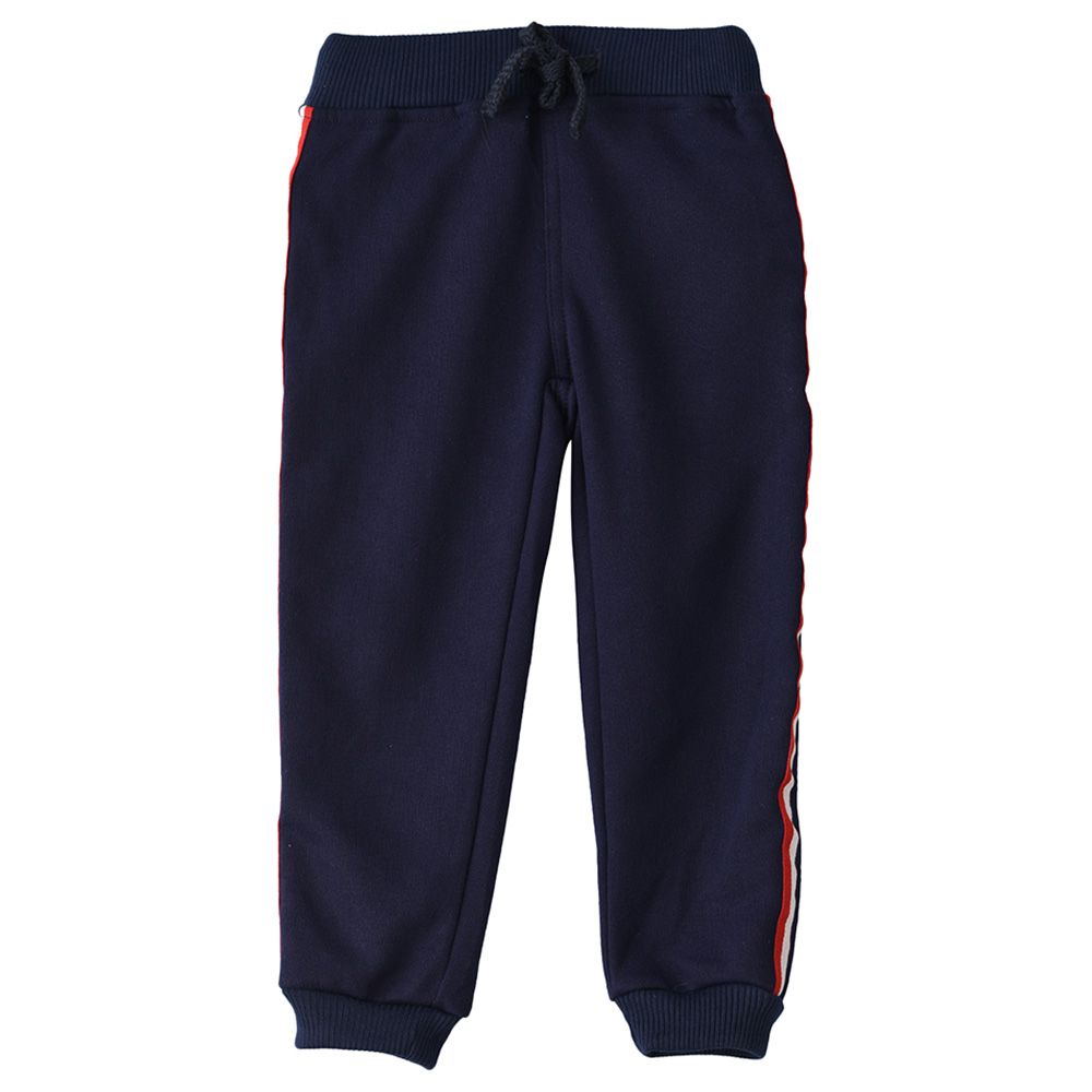 Jam - Knit Jogger With Side Tape - Blue