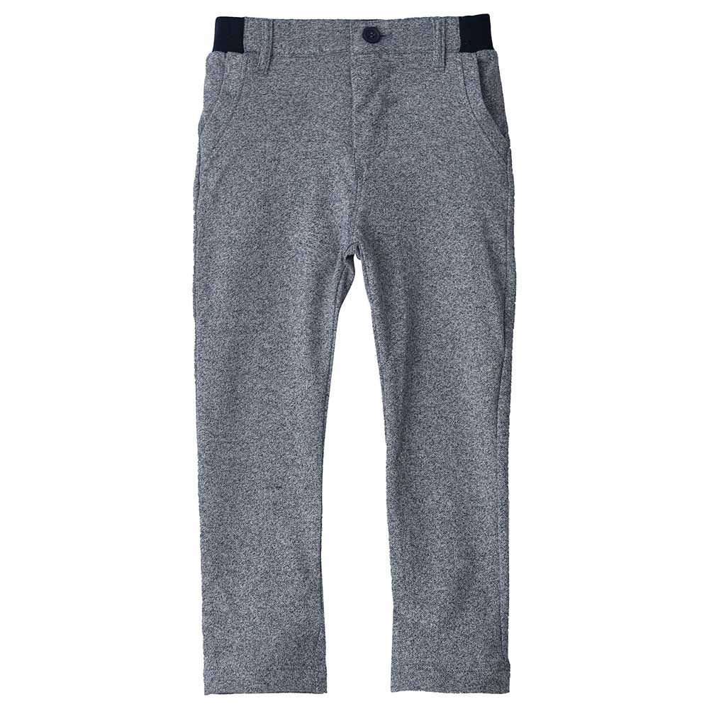 Jam - Knit Trousers With Rib At Waist - Grey