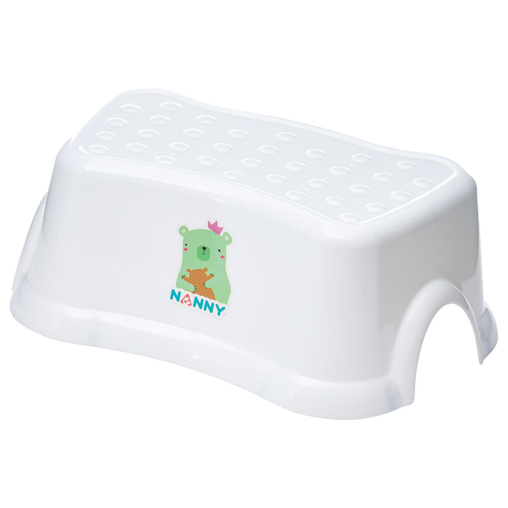 Uniq Kidz - Nanny Baby Step Up Stool - White