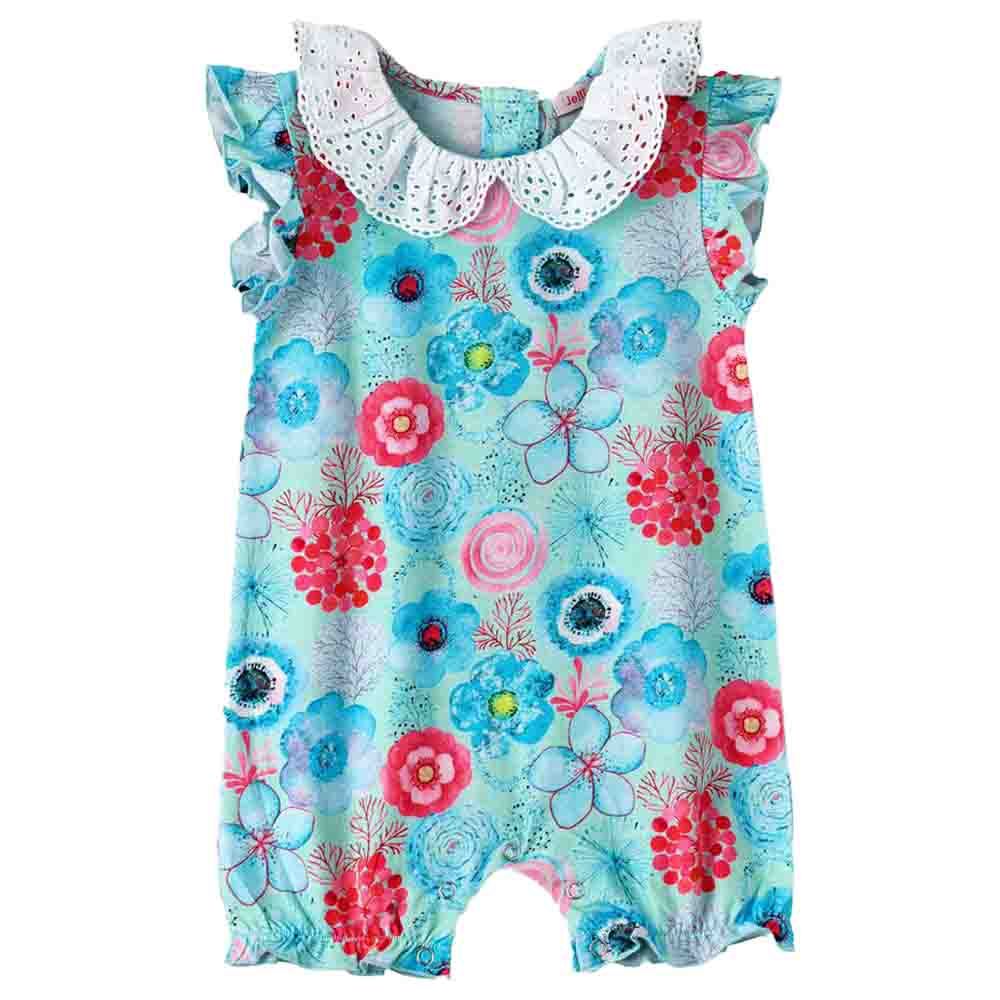 Jelliene - Aop Knit Printed Playsuit