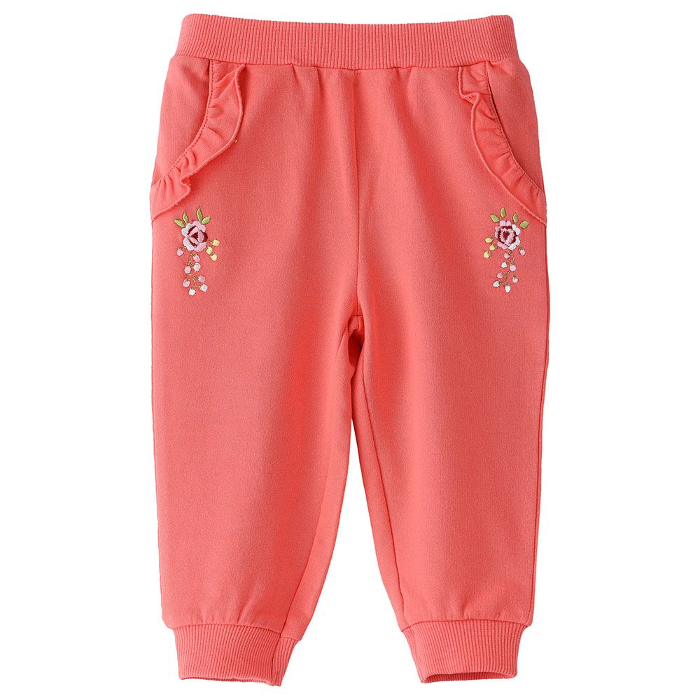 Jelliene - Knit Jogger - Coral