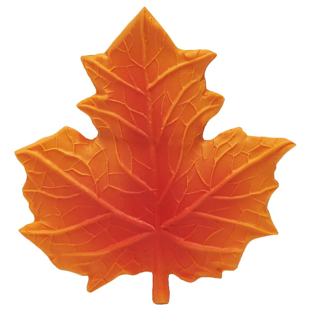 Lanco - Autumn Leaf Teether - Orange