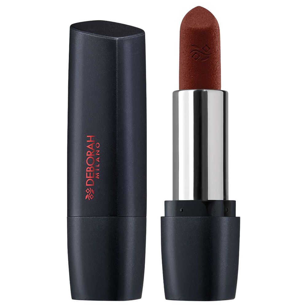 Deborah Milano - Red Mat Lipstick - 02 Dark Brown