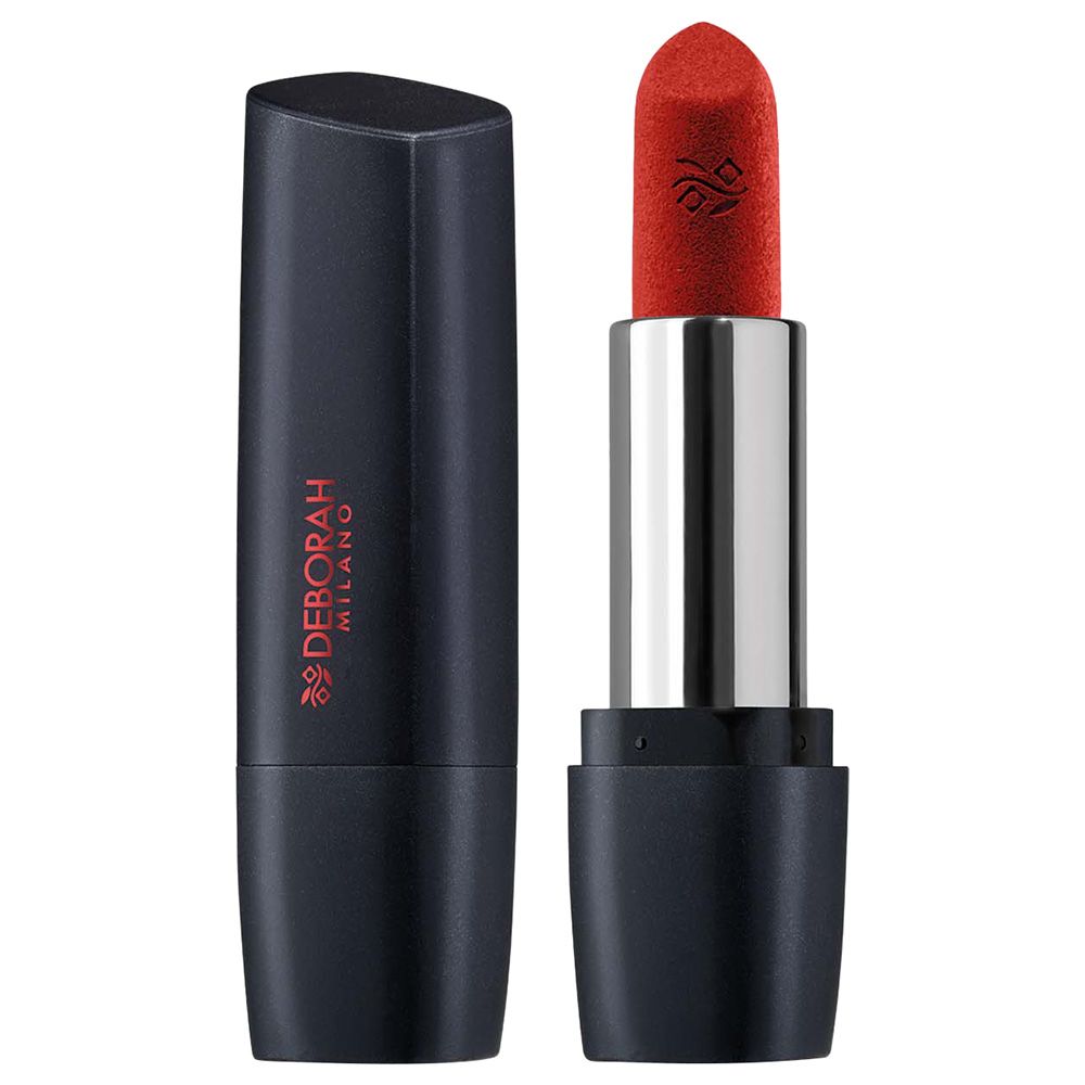 Deborah Milano - Red Mat Lipstick - 32 Rusty Red