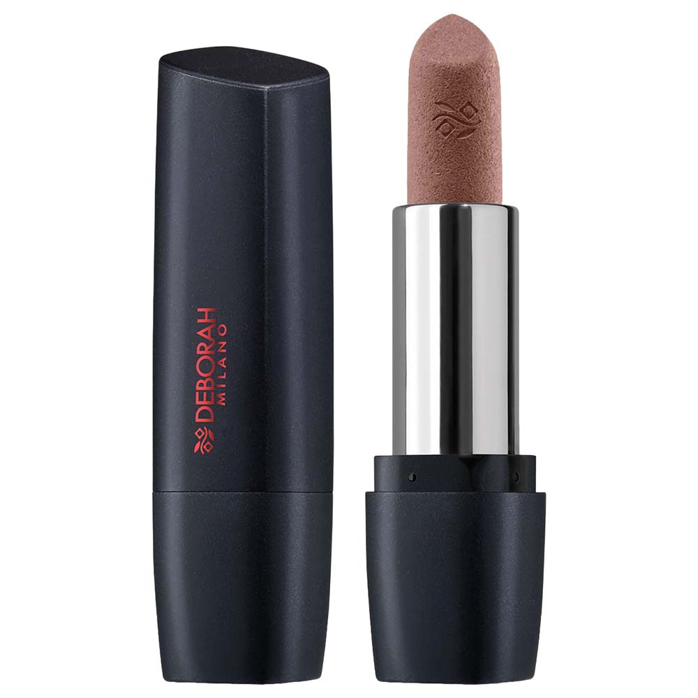 Deborah Milano - Red Mat Lipstick - 29 Nude Brown