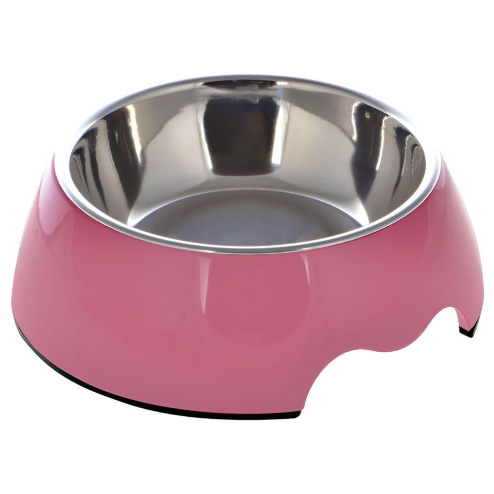 NutraPet - Melamine Round Bowl Medium - Peach