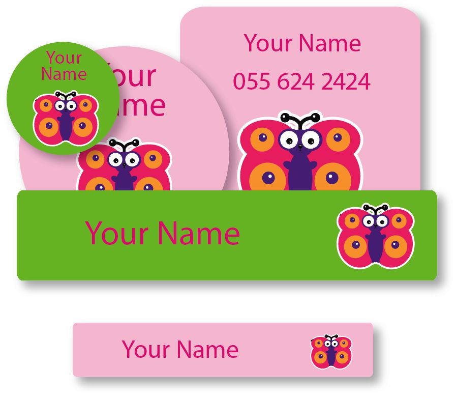 Ladybug - Nursery Labels - Pack of 90