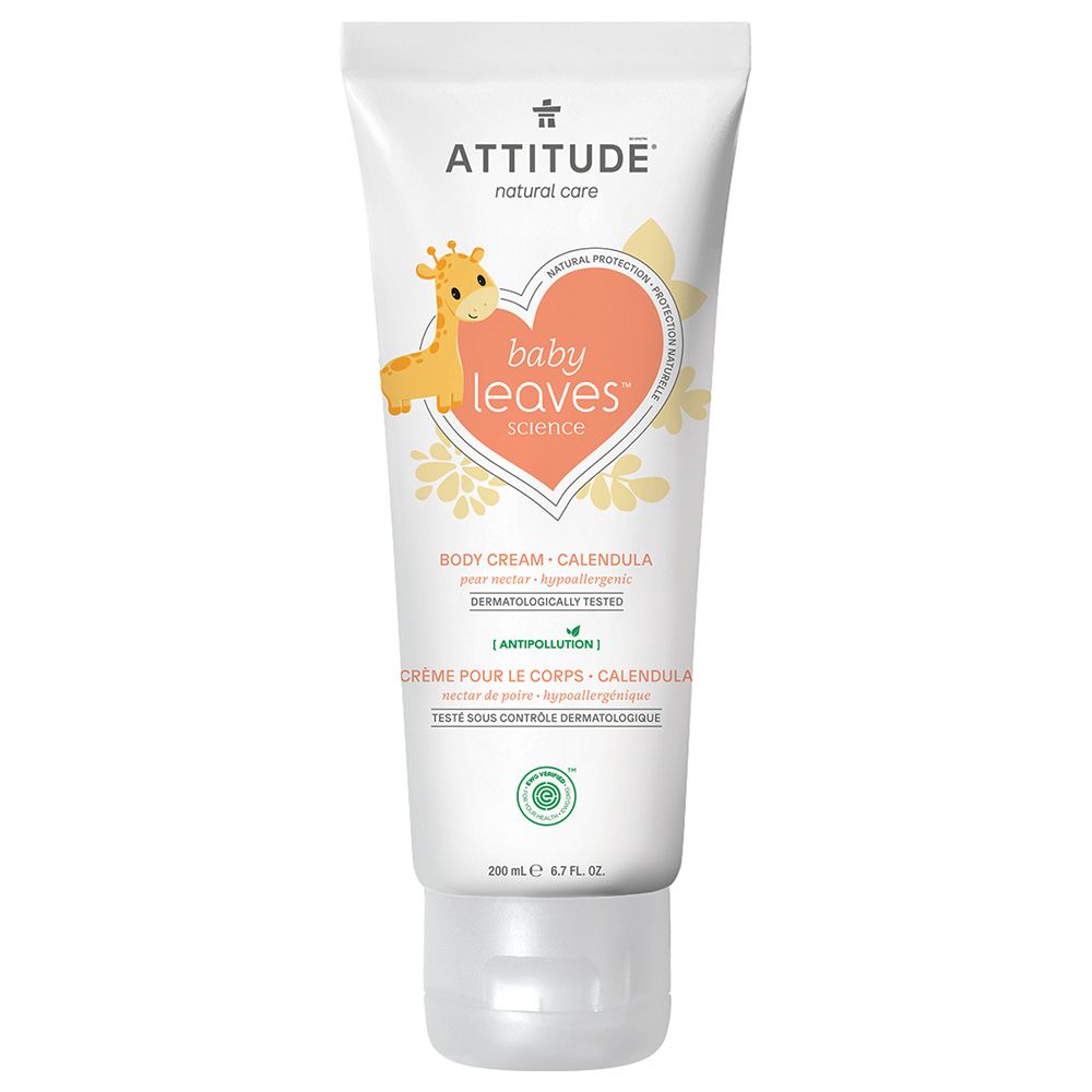 Attitude - Baby Leaves Calendula Cream Pear Nectar 200ml