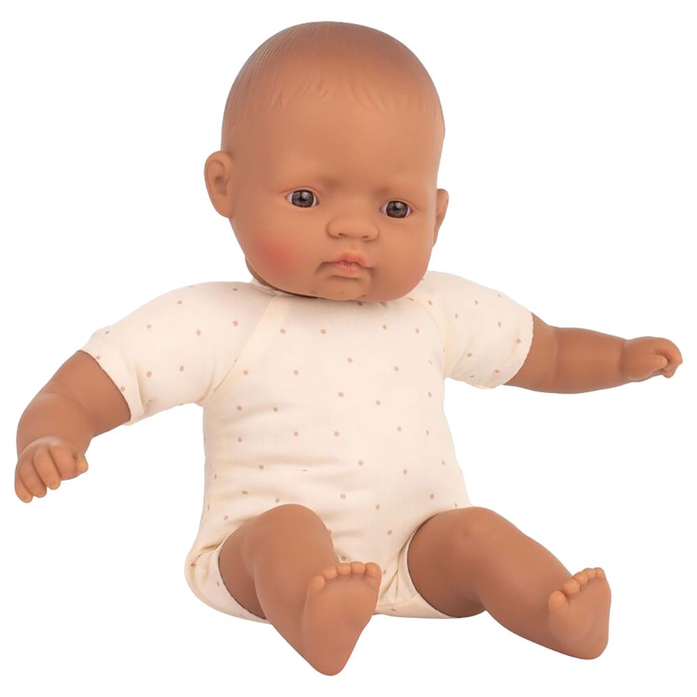 Miniland Baby - Hispanic Soft Body Doll - 32cm - Brown