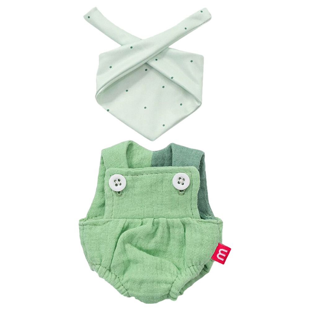 Miniland Baby - Forest Boy Outfit Set For Doll - 21cm - Green