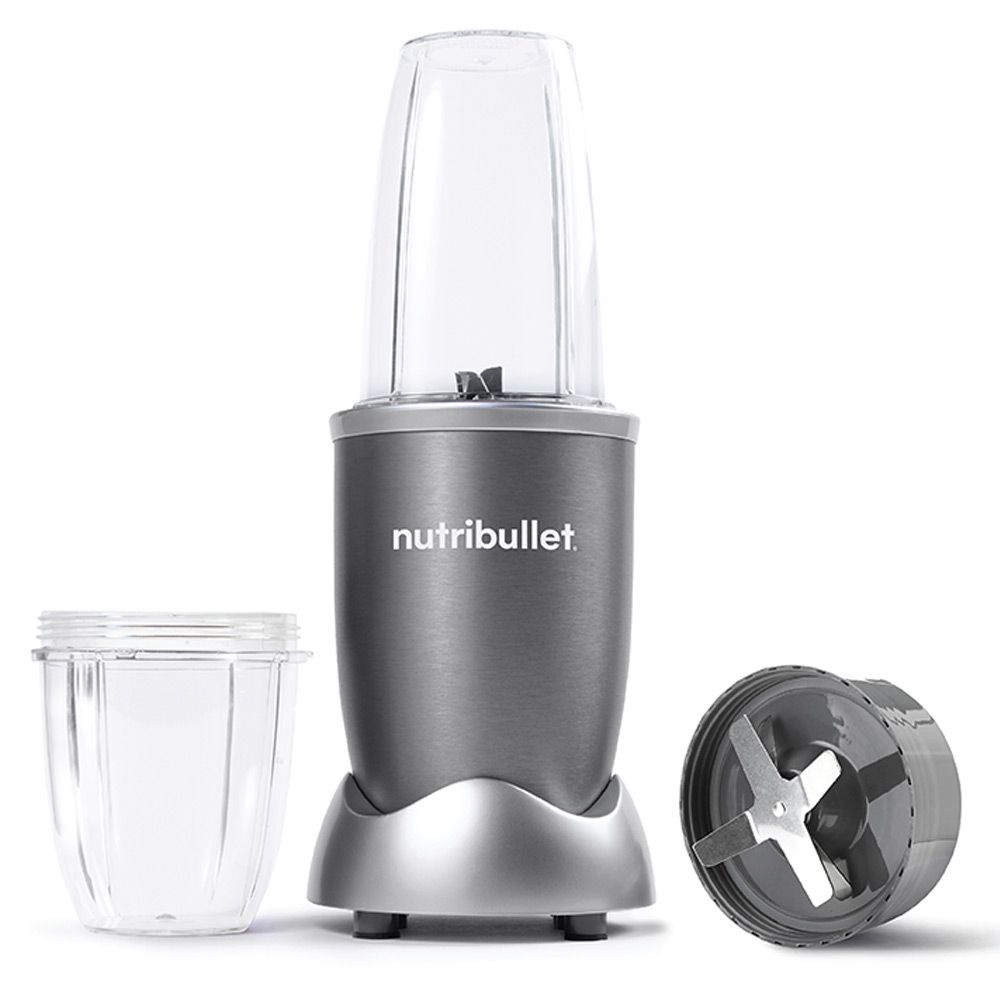 Nutribullet 600 Watts, 3pc Accessories, Multi-Function High Speed Blender - Gray