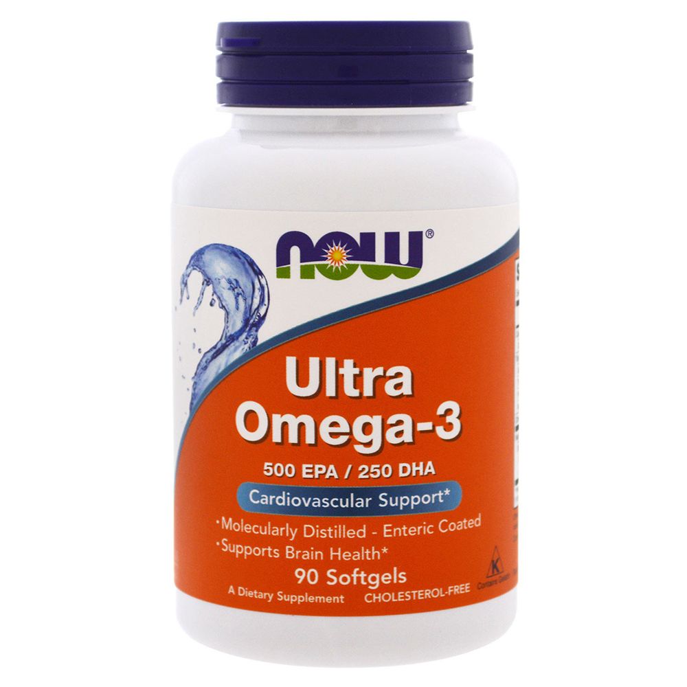 NOW - Ultra Omega-3 500 EPA/250 DHA 90 Softgels