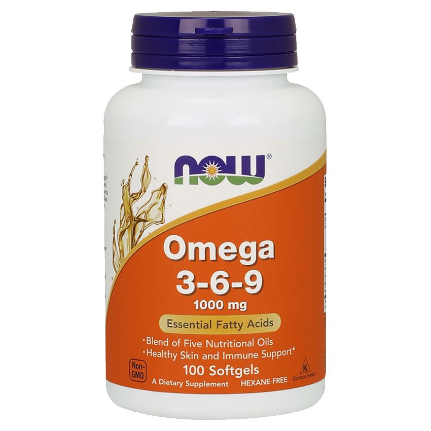 NOW - Omega 3-6-9 1000 mg 100 Softgels