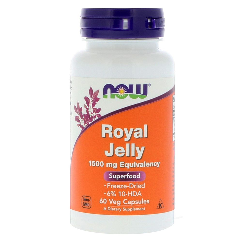 NOW - Royal Jelly 1500 mg 60 Veg Capsules