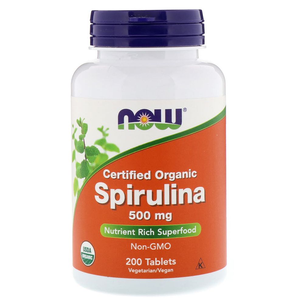 NOW - Spirulina 500 mg 200 Tablets