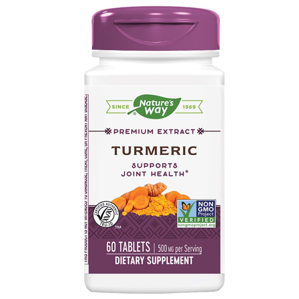 Nature's Way - Turmeric Extract 500mg 60 Tablets