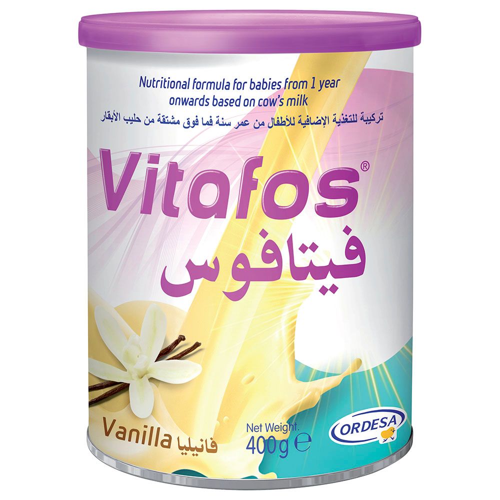 Vitafos Nutritional Formula Milk 400g 1 Year +  Vanilla