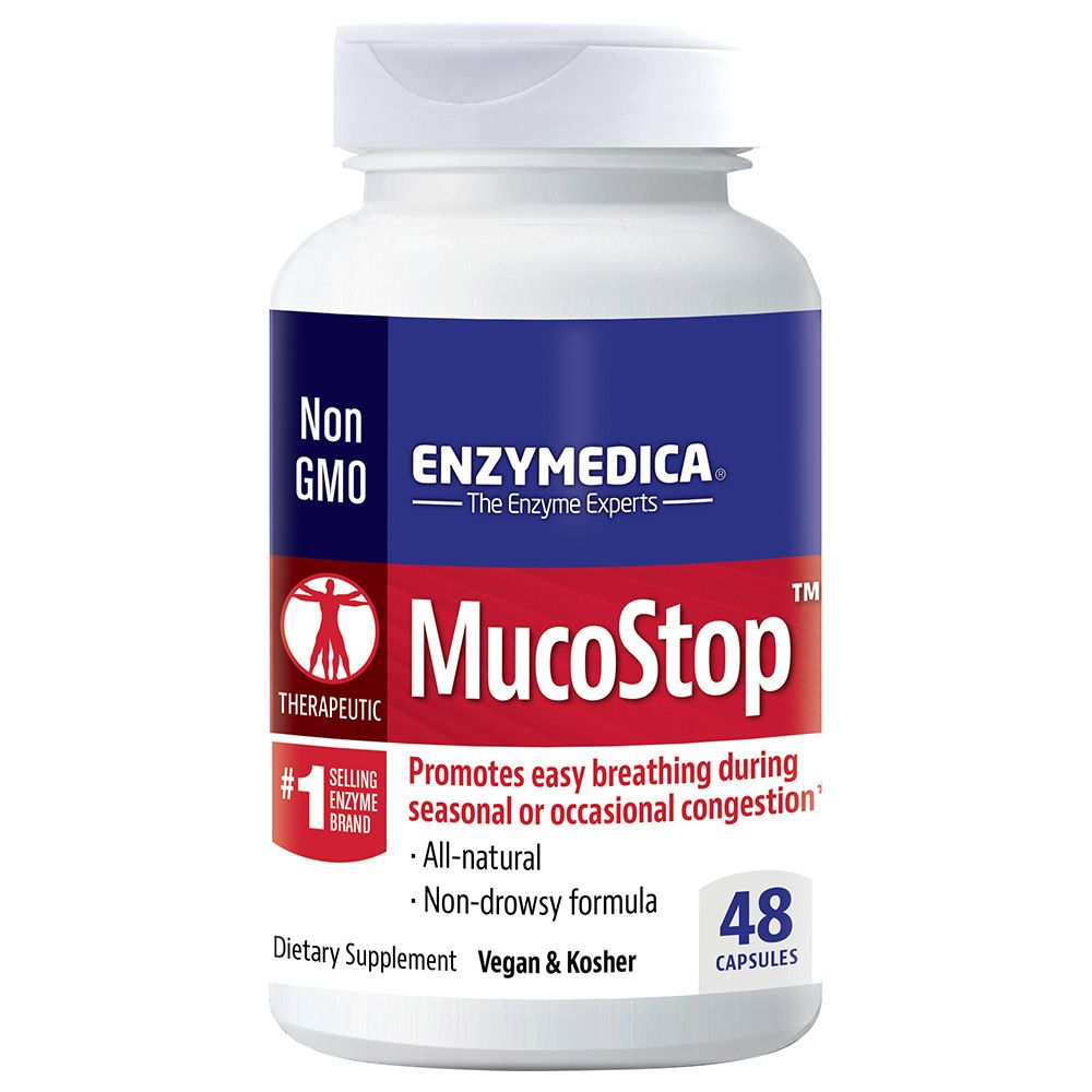 Enzymedica - Mucostop 48 Capsules