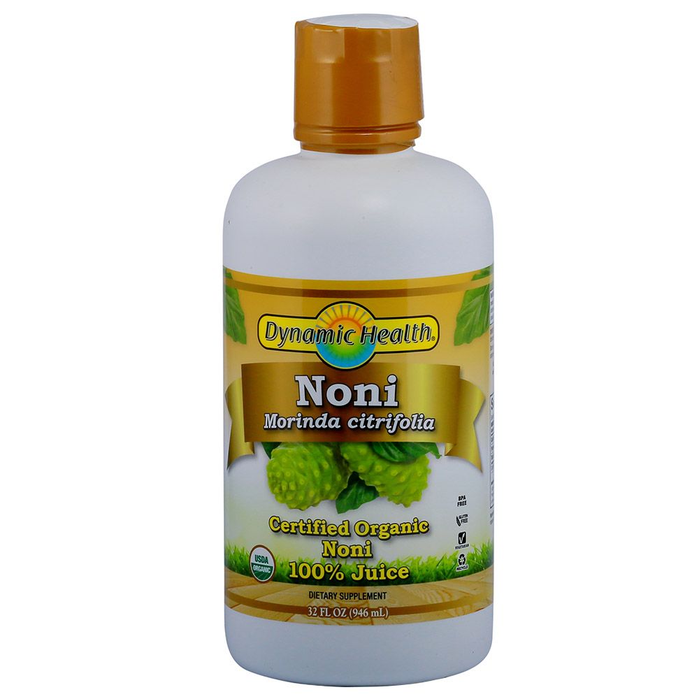 Dynamic Health - Noni Juice Tahitian Certified Organic 32Fl Oz