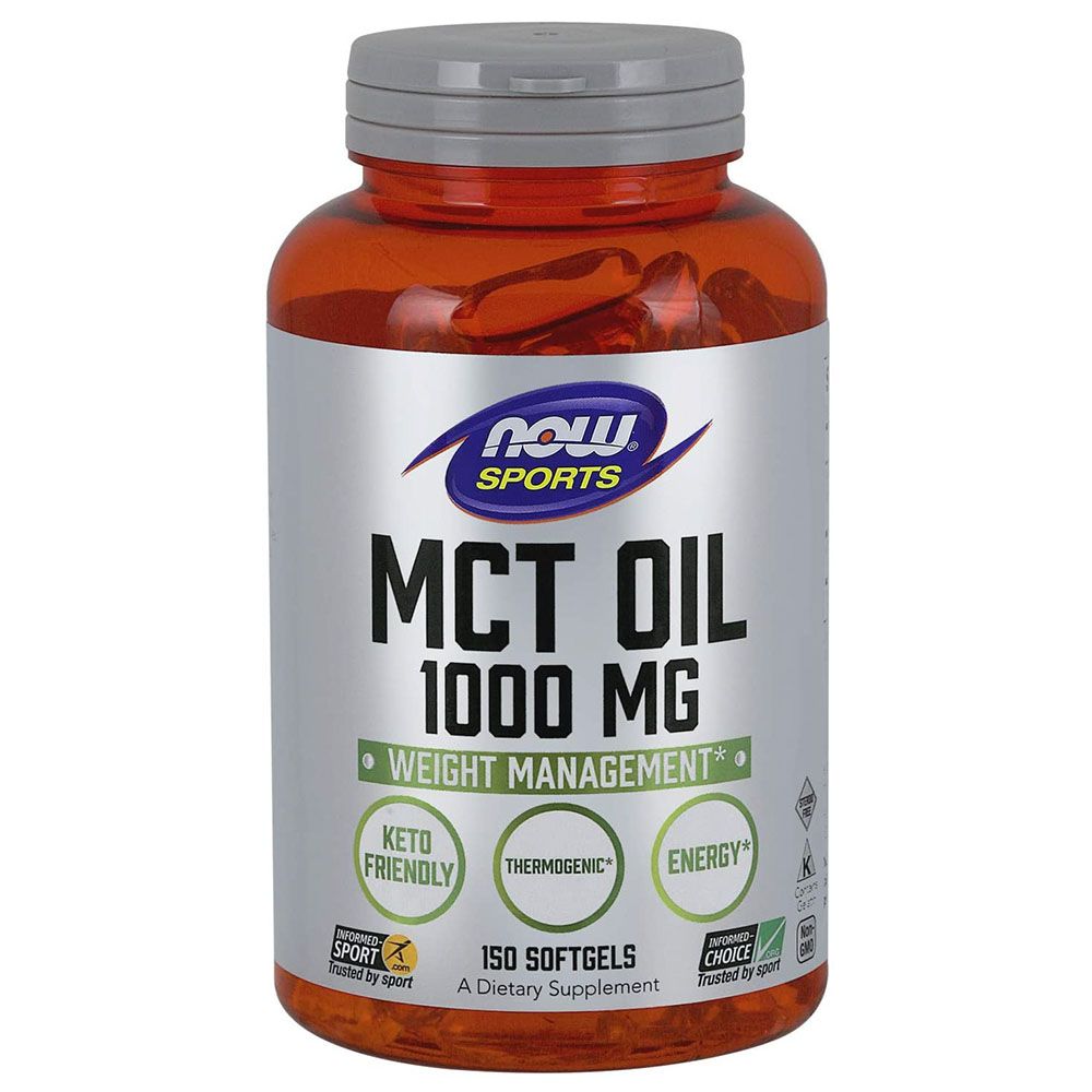 Now Foods - Sports MCT Oil 1000mg - 150 Softgels