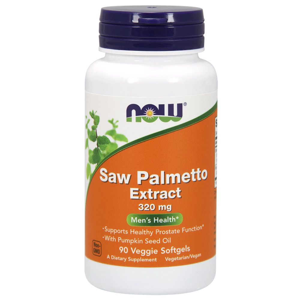 Now Foods - Saw Palmetto Extract 320mg - 90 Veg Softgels