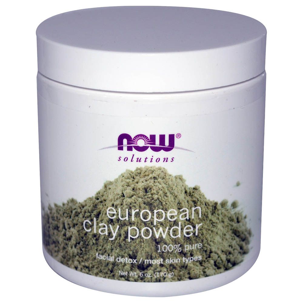 NOW Solutions European Clay Powder 170g 100% Pure