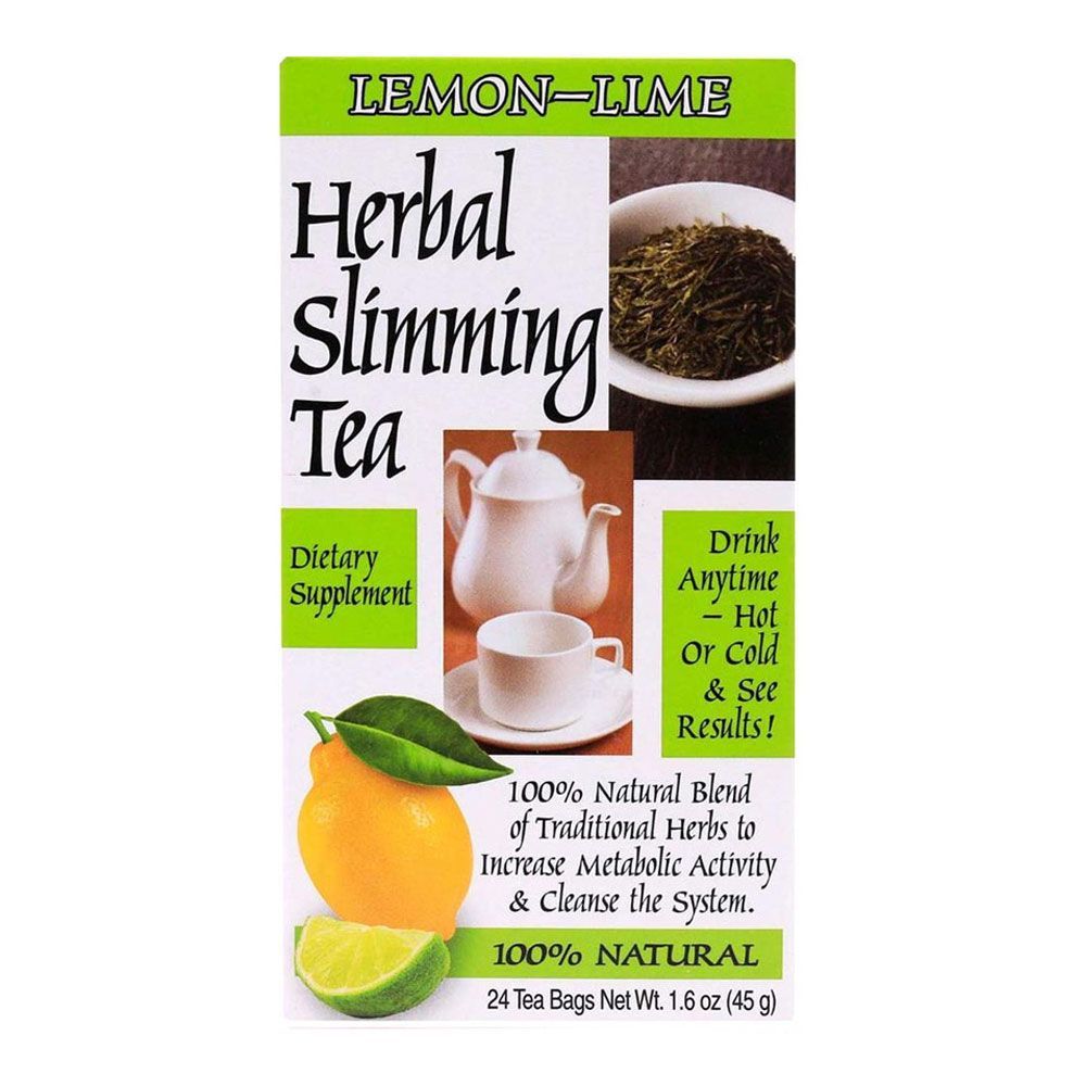 21st Century Herbal Slimming Tea Lemon Lime 24 Bags