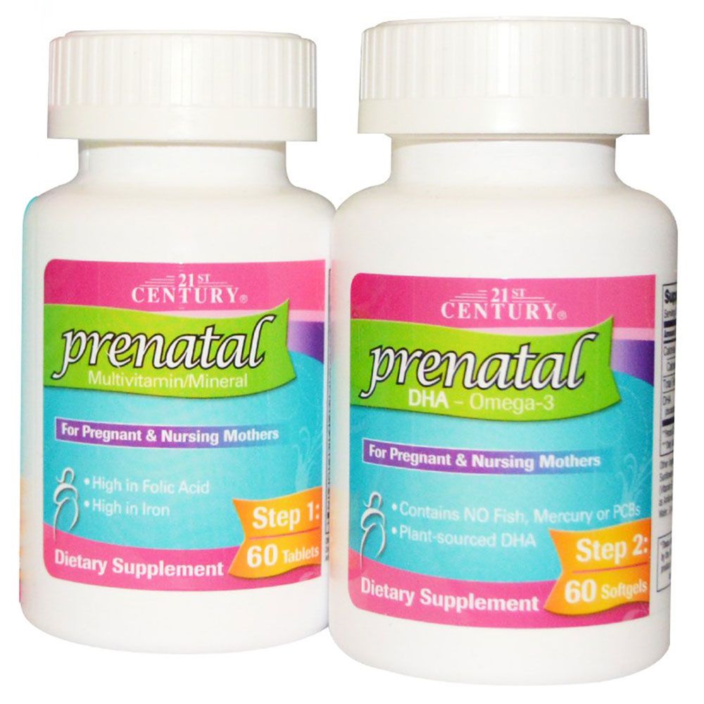 21st Century - PreNatal Multi Vitamin 60 Tabs & Softgels