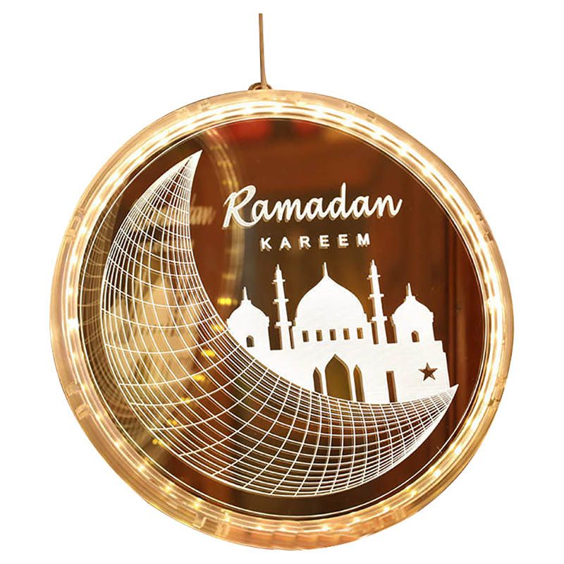 HilalFul - Ramadan Kareem Crescent Mosque Light Decoration