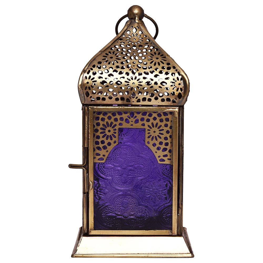 HilalFul - Authentic Handmade Lantern - M - Purple