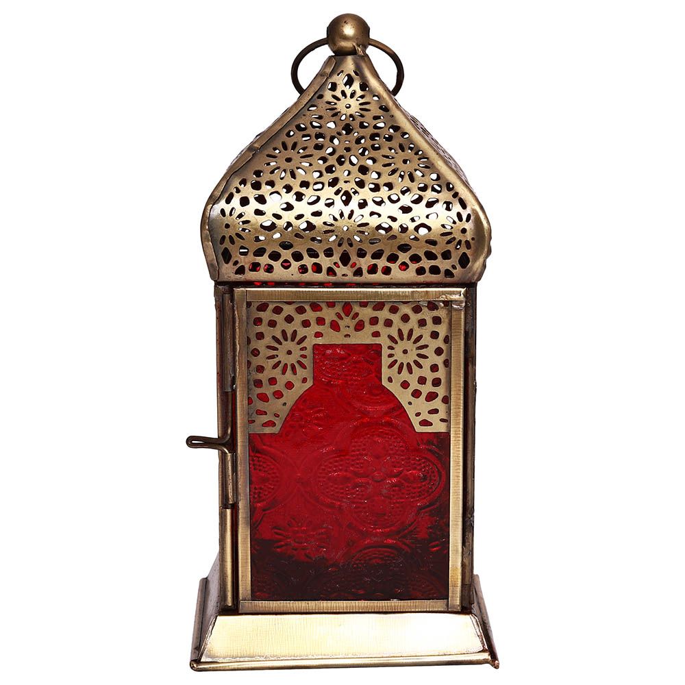 HilalFul - Authentic Handmade Lantern - M - Red