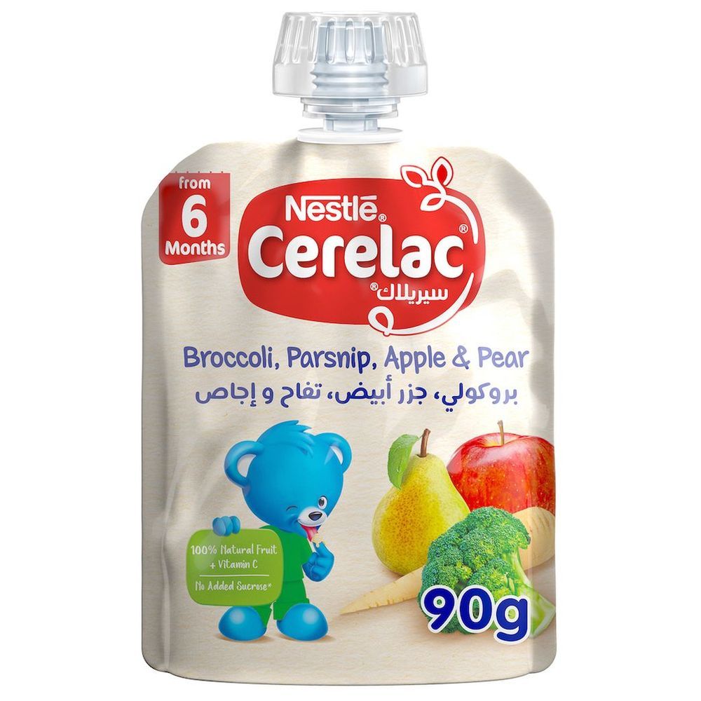 Nestle - Cerelac Fruits & Vegetables Puree Pouch 90g