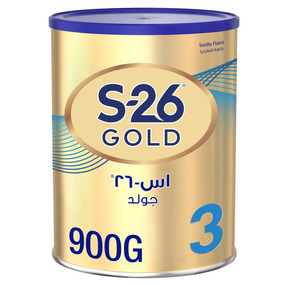 S26 - GOLD Stage 3, 1-3Y Milk Powder for Toddlers - 900g