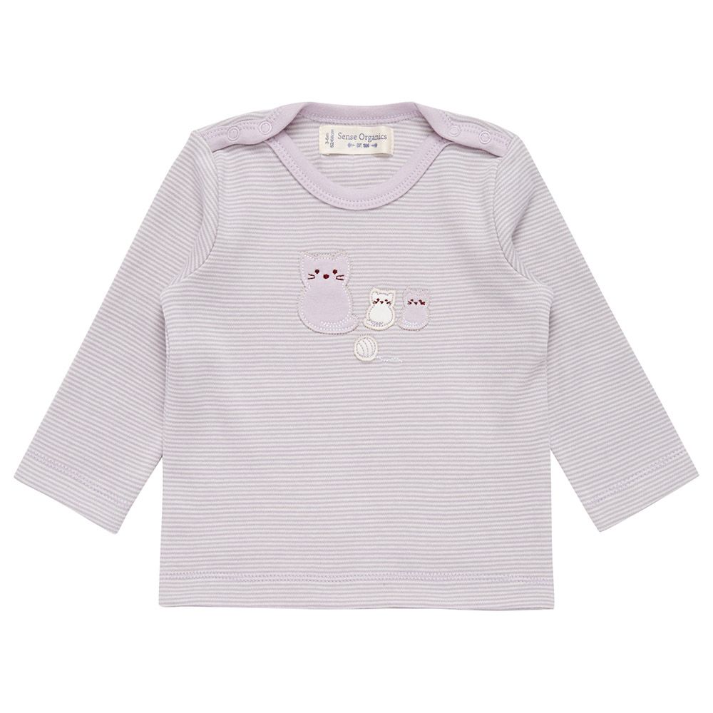 Sense Organics - Luna Crew Neck Shirt L/S Cats