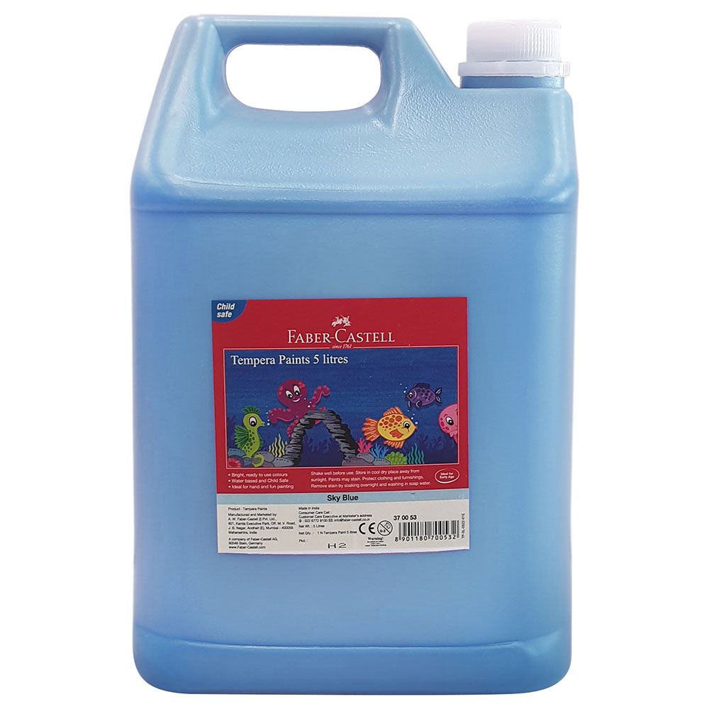 Faber Castell - Tempera Paints 5L - Sky Blue