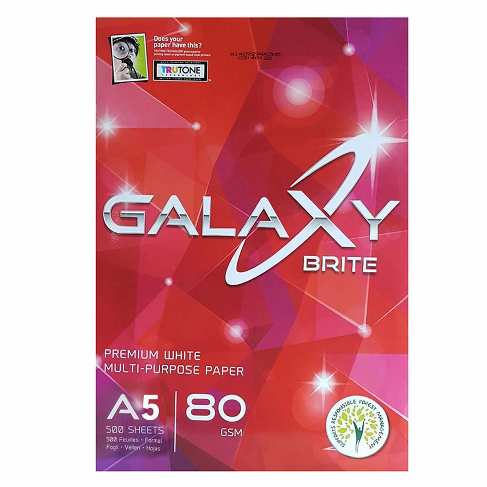 Galaxy - Copy Paper A5 80Gsm - 500 Sheets