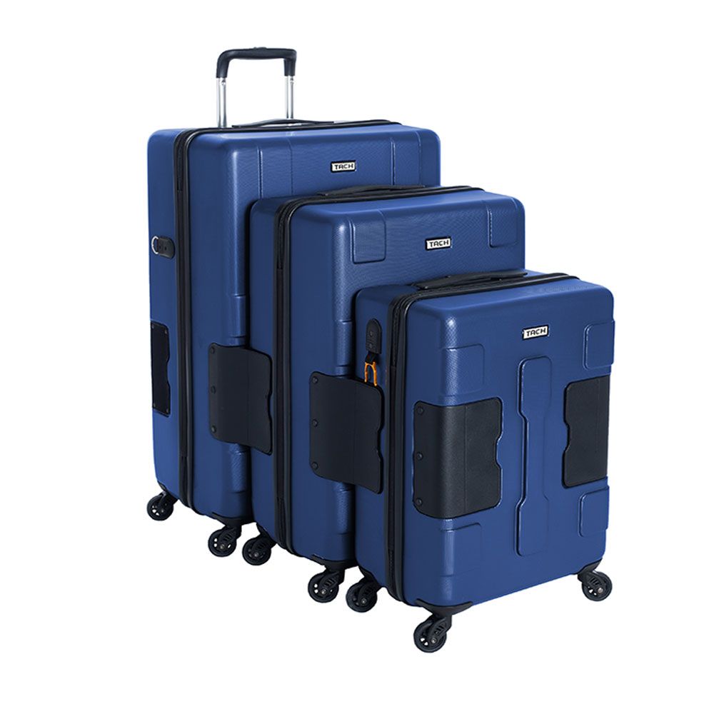 TACH Luggage - Connectable Luggage 3pc-Set - Midnight Blue