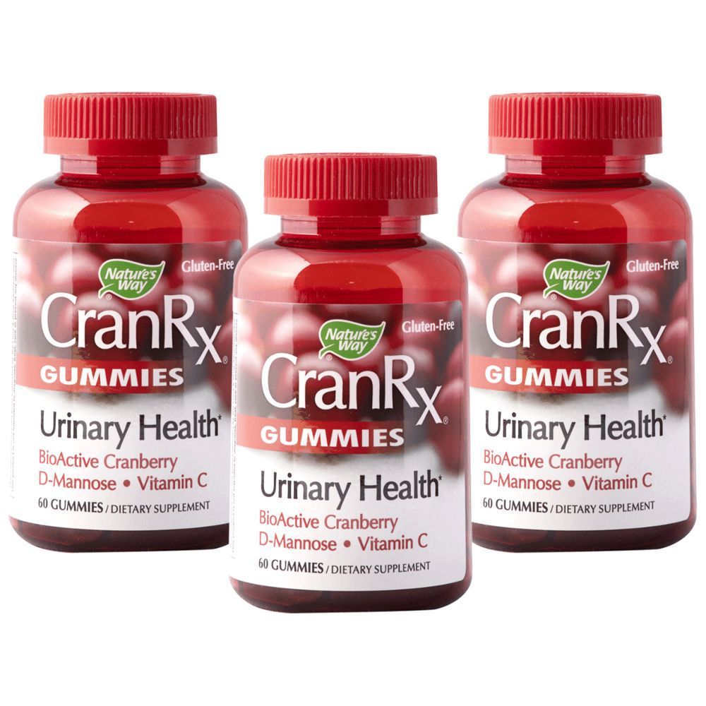 Nature's Way - Alive Cranrx 60 Gummies Pack of 3