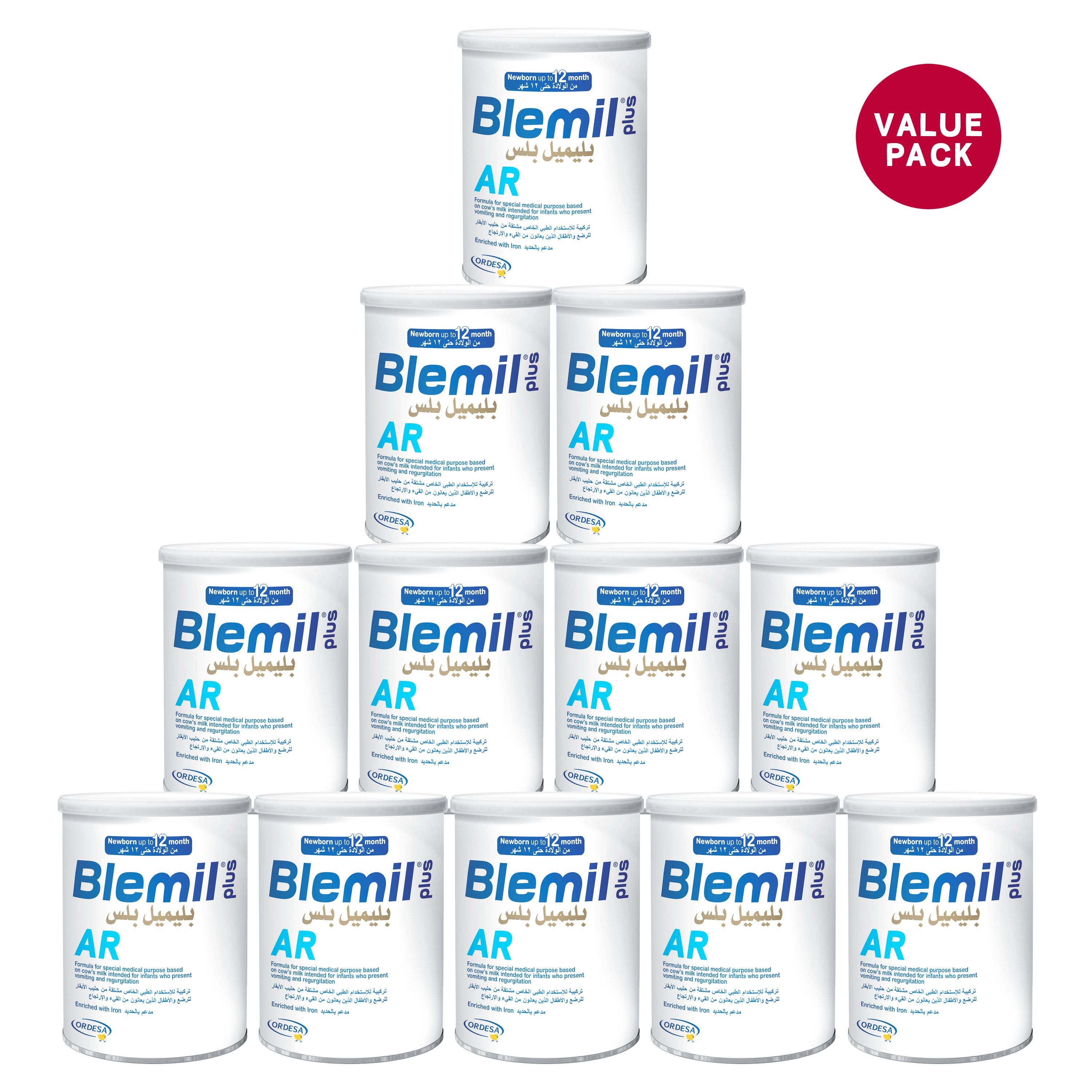 Blemil Plus AR Infant Formula milk 400g powder (Pack of 12)