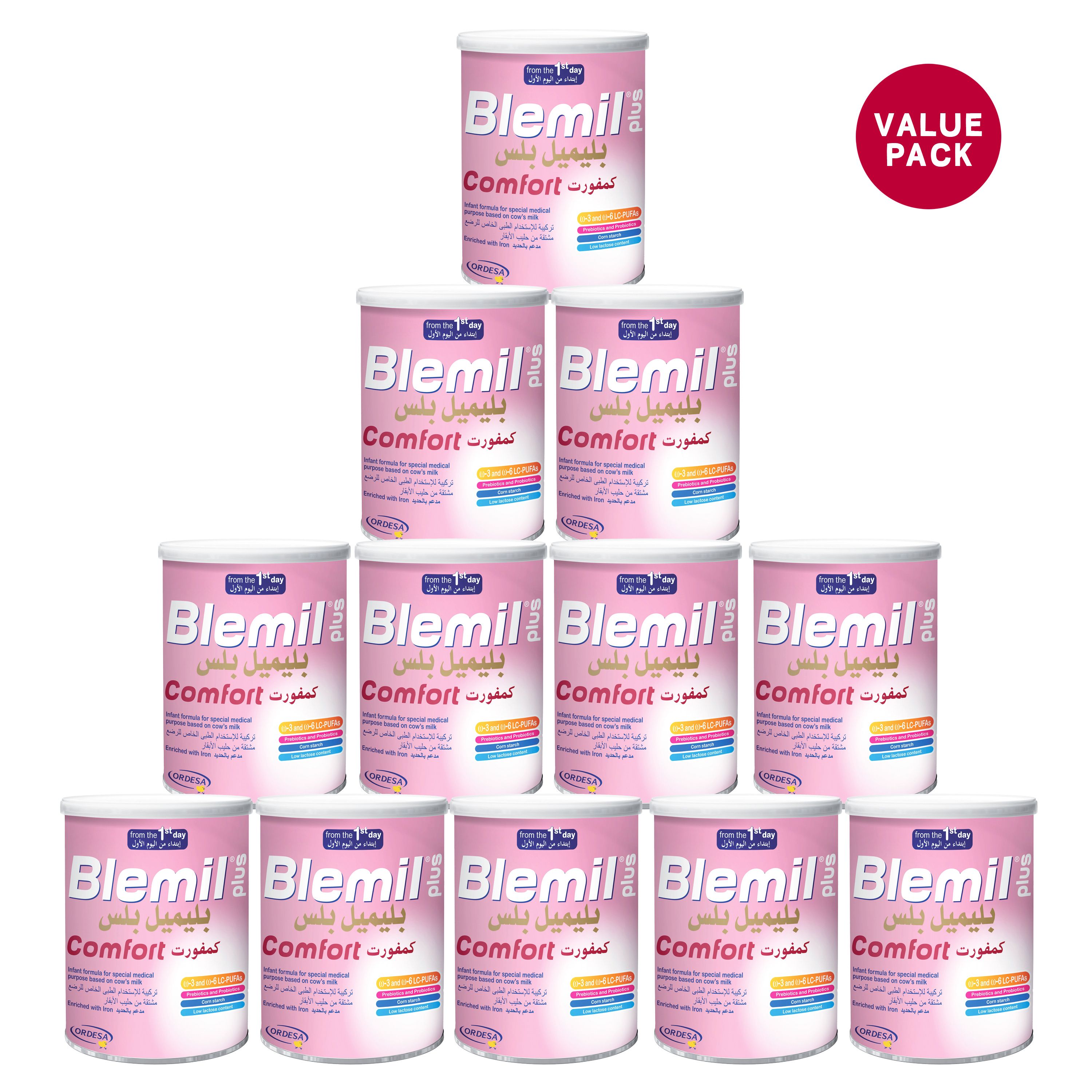 Blemil Plus Comfort Infant Formula milk - 400g (Pack of 12)