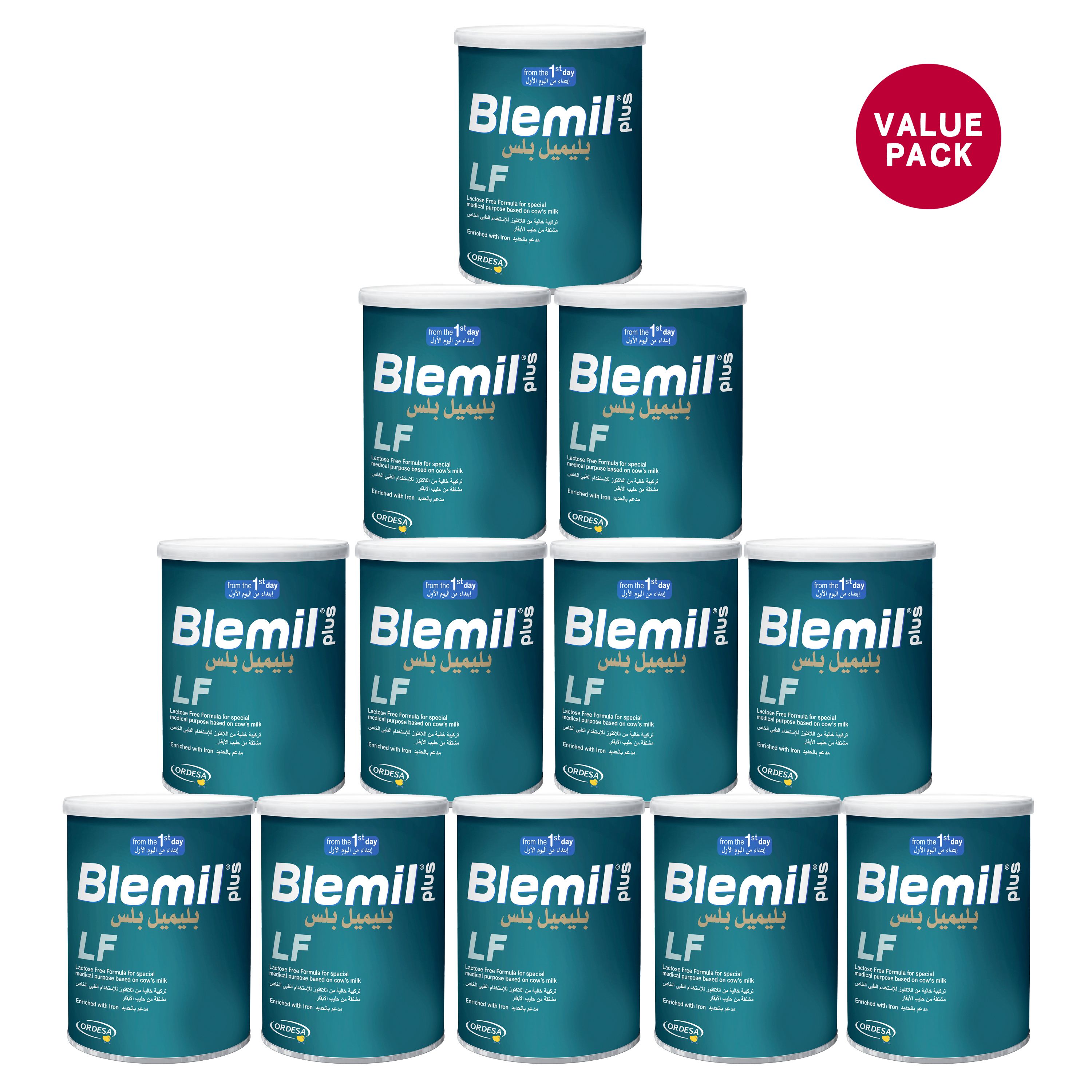 Blemil Plus LF Infant formula milk Powder - 400g (Pack of 12)