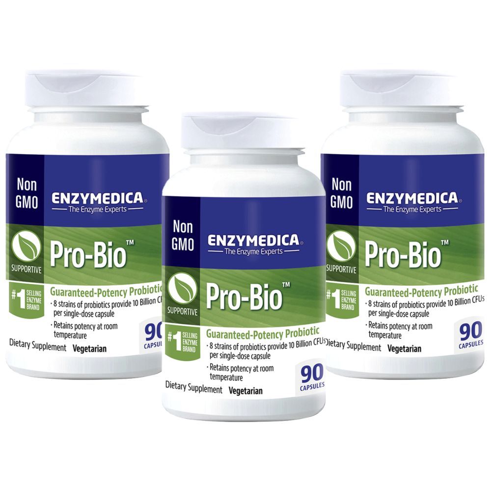 Enzymedica - Pro-Bio 90 Capsules Pack of 3