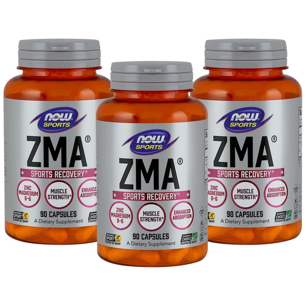 Now Sports, Zma 90 Capsules Pack of 3