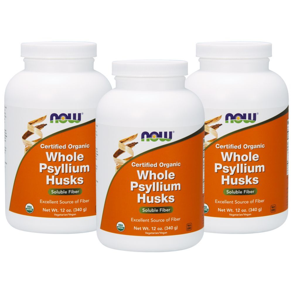 Now Foods Psyllium Husk Powder 12 Oz. Pack of 3