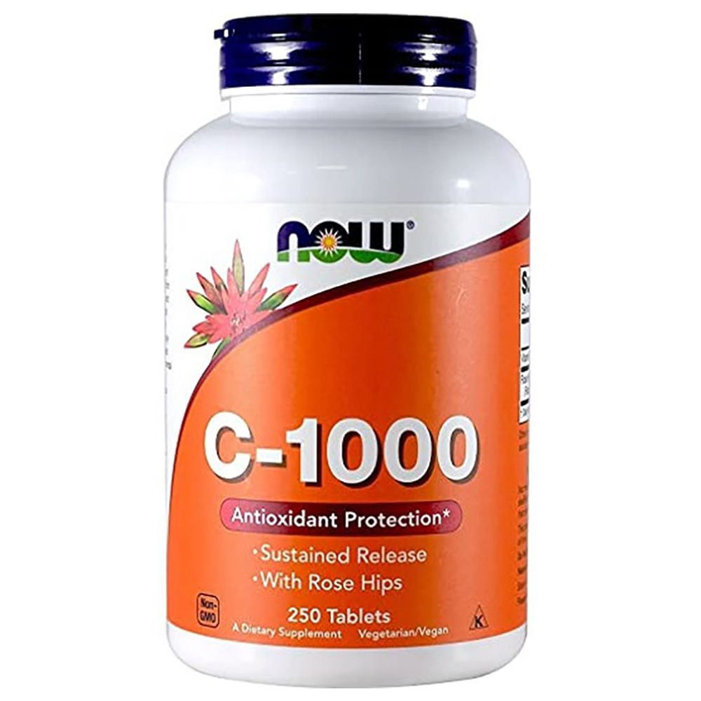 Now Foods Vitamin C-1000 Sustained Release - 250 Tablets