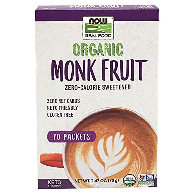 Now Foods - Organic Monk Fruit Sweetener 70g Pack of 70 