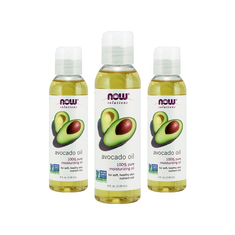 Now Solutions Avocado Oil Pure 4 oz. - Pack of 3