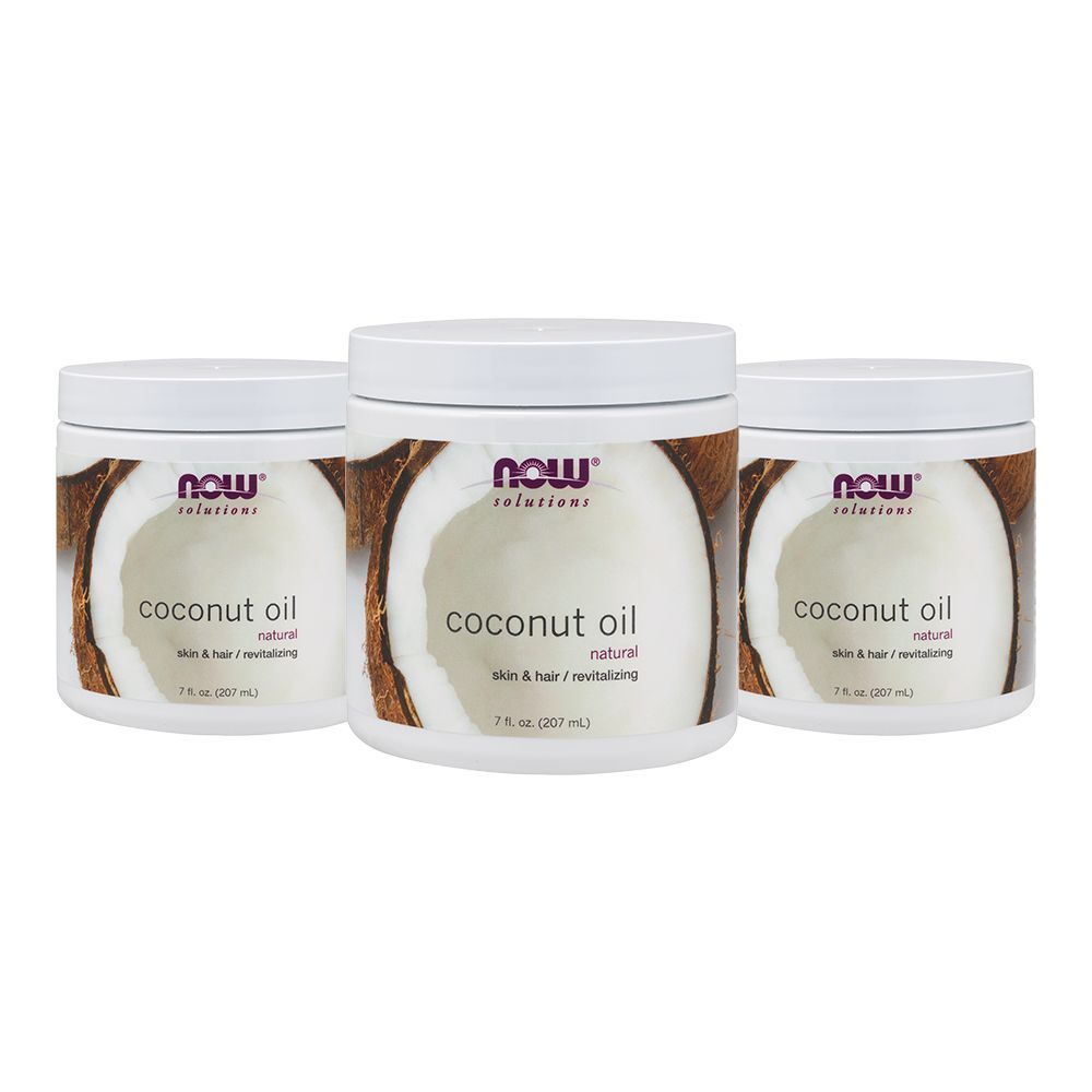 Now Solutions - Coconut Oil 7 fl. oz. (Pack of 3)