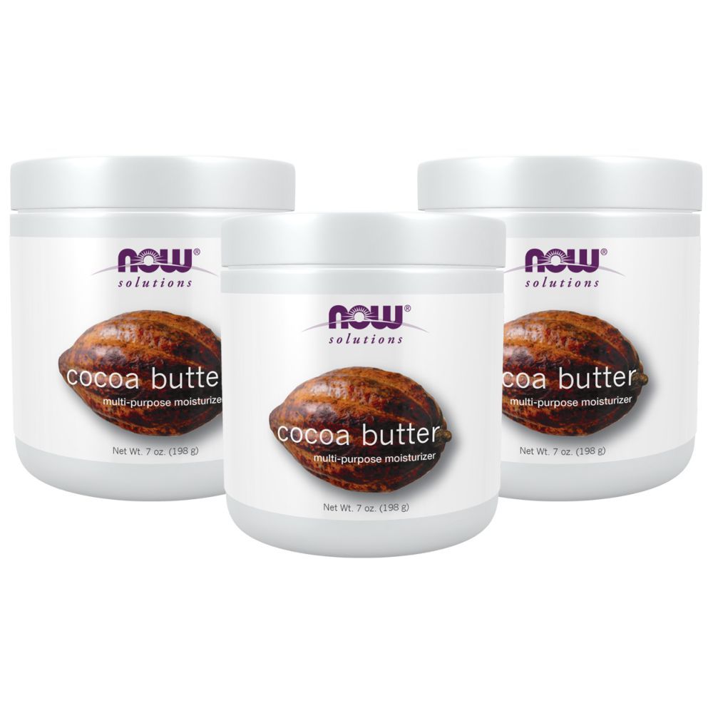 Now Solutions, Cocoa Butter, Pure 7 Fl. Oz. Pack of 3