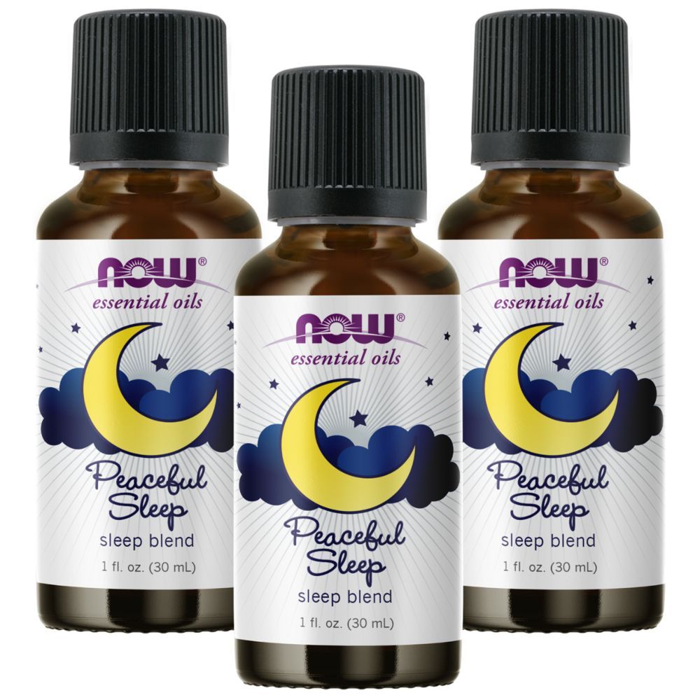 Now Essential Oils Peaceful Sleep Oil Blend 1 fl. oz. 3pcs